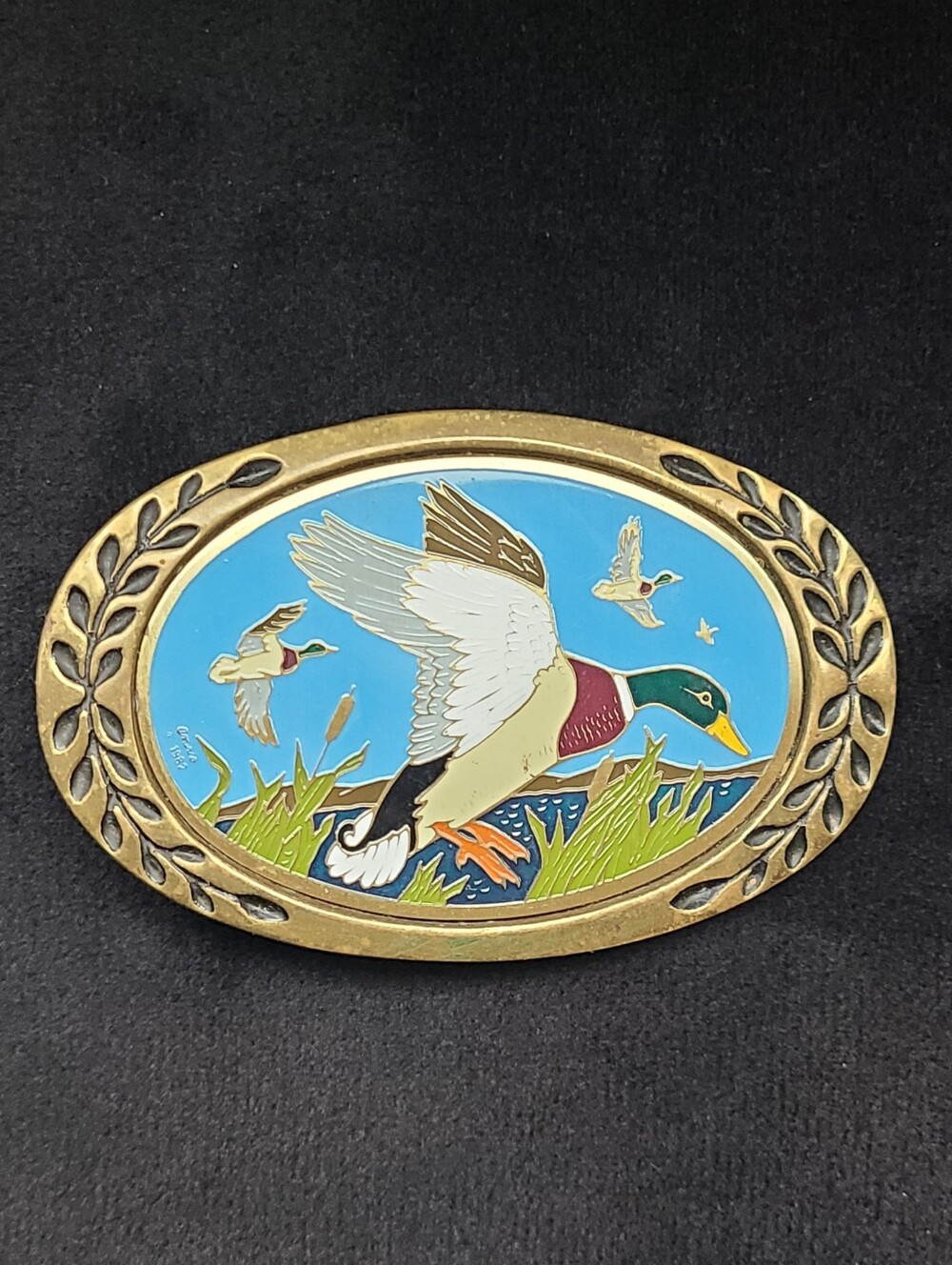 Brass Vintage Duck Belt Buckle